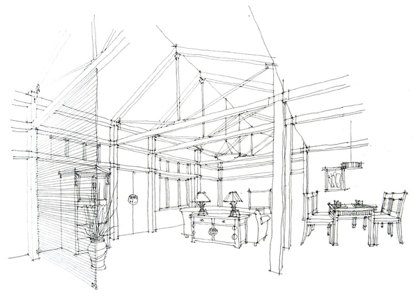 天津手繪培訓(xùn)室內(nèi)表現(xiàn)